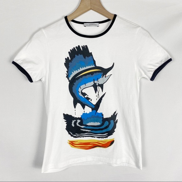 J. W. Anderson Marlin Graphic Short Sleeve Tee - Picture 6 of 12